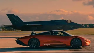 McLaren Speedtail vs F-35 Fighter Jet edit (original video from @TopGear)