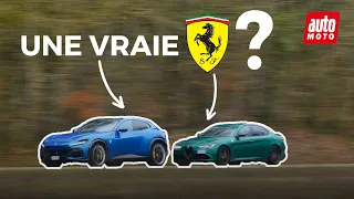 Ferrari Purosangue x Alfa Giulia Quadrifoglio : une Ferrari peut en cacher une autre