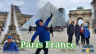 PARIS City Tour! (Seine River Cruise + Big Bus Hop on - Hop off Tour) Day 1