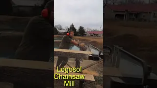 Logosol Chainsaw mill #shorts #sawmill #stihl #chainsawmill #alaskansawmill #chainsawmill  #farmlife