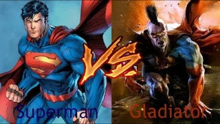 Dc vs Marvel - Superman vs Gladiator