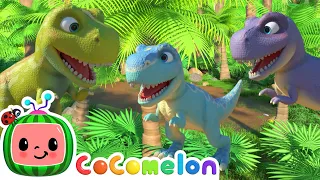 Eight Nine Ten Little Dinos! | CoComelon Animal Time | Animal Nursery Rhymes