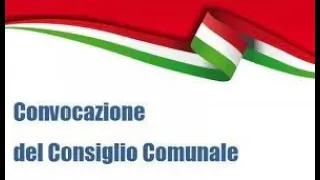 Consiglio Comunale  7 Marzo 2024 alle 10:00