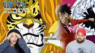 PEDRO'S SACRAFICE! LUFFY IS SERIOUS! One Piece Episode 848, 849, 850, 851, 852 REACTION!!!