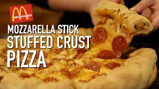 Mozzarella Stick Crust Pizza