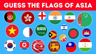 Guess and Learn All 51 Flags of Asia | Guess the Flag Quiz