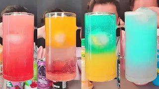 From the best combination of drinks to the worst combination ⭐ Random drinks ASMR Drinking Sound