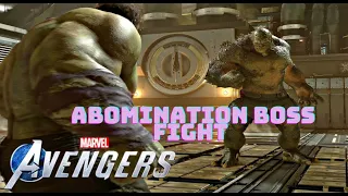 Marvels Avengers Being The Hulk- Part 4 - Abomination Boss Fight- (2020 Game)