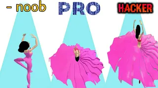 Noob vs Pro vs Hacker Battle ballet Android game.