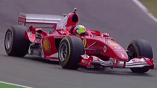 Formula1 | Mick Schumacher in Michael Schumacher FERRARI F2004 GERMAN GP Hockenheim | Formel1