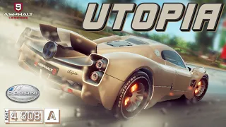 Asphalt 9 : ХОРОША, НО НЕ ВОВРЕМЯ ! Обзор и сетевой тест Pagani Utopia Coupe в золоте (Ранг 4308)🔥