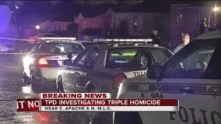 Tulsa Police investigate triple homicide in North Tulsa