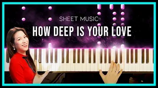 How Deep Is Your Love (Bee Gees) Piano Cover with Sheet Music by Sangah Noona