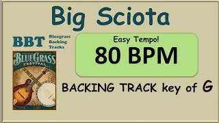 Big Sciota 80 BPM bluegrass backing track