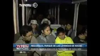 Parque de las Leyendas inauguró recorrido nocturno (Canal 7)