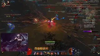 Rank 1 UE Demon Hunter 142 - Strafe-Multishot (Diablo 3 Season 27)