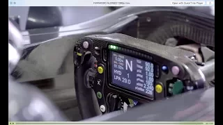 How an F1 Steering Wheel works, with Fernando Alonso