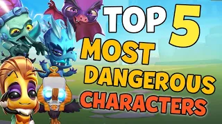 Top 5 Most Dangerous Characters | Zooba