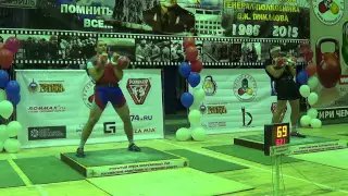 Open Russian military cup of Kettlebell sport 2015 Long cycle WK over 95