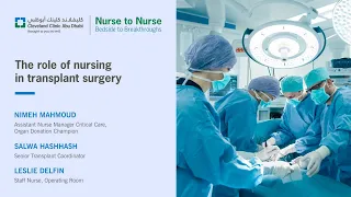 The role of nursing in transplant surgery