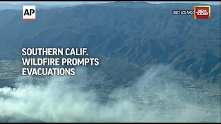 US News: Southern California Wildfire Prompts Evacuation Order For Thousands