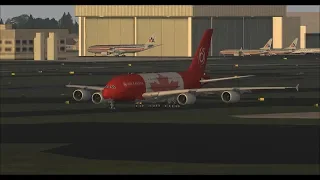 Miami Intl (KMIA) to Sydney Kingsford Smith Intl (YSSY) FSX Air Canada A380