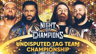 WWE Night of Champions 2023 - Match card prediction