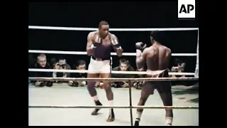 Sonny Liston vs Elmer Rush (28.4.1967) - Full Fight HQ Colorized