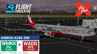 RFS - Real Flight Simulator | Kuala Lumpur to Denpasar | AirAsia X | full flight