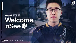 Welcome oSee to Team Liquid!
