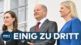 NATO-MITGLIEDSCHAFT: Deutschland befürwortet einen Nato-Beitritt von Finnland und Schweden