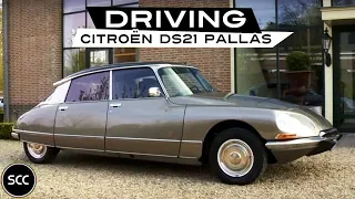 CITROËN DS 21 / CITROEN DS21 1972 - Modest test drive - Engine sound | SCC TV