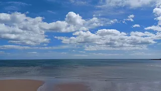 Montrose Beach - Montrose, Scotland - August 2022 - 4K