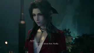 Aerith warns Cloud not to fall in love with her - FINAL FANTASY VII REMAKE