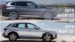 2018 BMW X3 vs 2018 Audi Q5 (technical comparison)