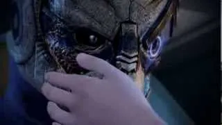 Shepard/Garrus romance - just a kiss