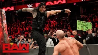 Roman Reigns vs. Cesaro - Intercontinental Championship Match: Raw, Dec. 11, 2017