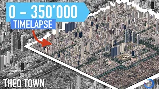 0 - 350k MASSIVE Population Growth | Timelapse