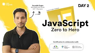 Day 2 | Data Types and Conditional | JavaSript Zero to Hero (5 Days)