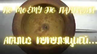 По моему это Палладий! Анализ Купеляцией!