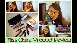 Miss Claire Products Haul | First impression | Product Review | Swatches