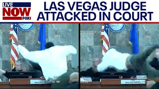 Las Vegas judge attacked in court by defendant during sentencing | LiveNOW from FOX