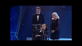 Stephen Hawking's last speech on stage | 2018 |