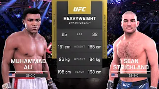 Muhammad Ali vs Sean Strickland Full Fight - UFC 5 Fight Night