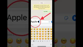 Add Apple Logo Emoji In Your Keyboard #shorts #iphone #apple