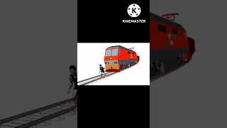 train accident#cartoon #funny #childhood#shorts #viral