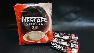 Buying Nescafe Coffee 3 in 1 Original for Rp99 - Unboxing Video