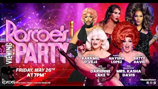 Darienne Lake & Mrs. Kasha Davis - Roscoe's RuPaul's Drag Race All Stars 8 Viewing Party