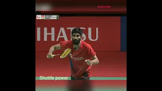 Anders Antonsen vs Kidambi Srikanth. Men's singles semi finals. Daihatsu Indonesian Masters 2021.