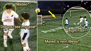 🤯Crazy Mateo Messi Reactions After Scoring Powerful Goal from Right Foot 🇦🇷🔥👏